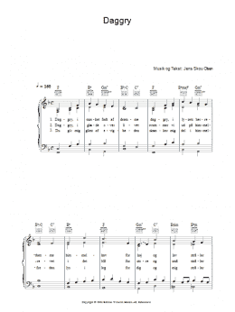 page one of Daggry (Piano, Vocal & Guitar Chords)