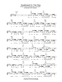 page one of Swallowed In The Sea (Lead Sheet / Fake Book)