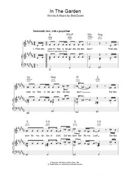 page one of In The Garden (Piano, Vocal & Guitar Chords)
