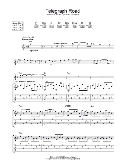 page one of Telegraph Road (Guitar Tab)