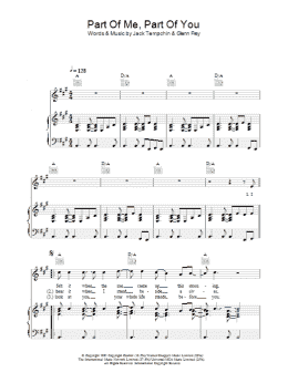 page one of Part Of Me, Part Of You (Piano, Vocal & Guitar Chords)
