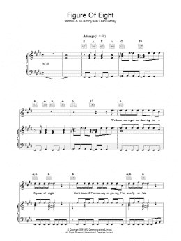 page one of Figure Of Eight (Piano, Vocal & Guitar Chords)
