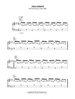 page one of Jesusland (Piano, Vocal & Guitar Chords)