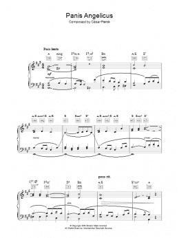 page one of Panis Angelicus (O Lord Most Holy) (Piano, Vocal & Guitar Chords)