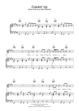 page one of Crackin' Up (Piano, Vocal & Guitar Chords)