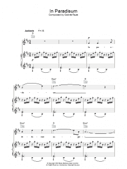 page one of In Paradisum (from Requiem) (Piano, Vocal & Guitar Chords)