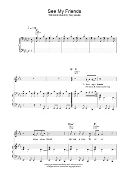 page one of See My Friends (Piano, Vocal & Guitar Chords)