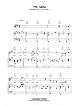 page one of Into White (Piano, Vocal & Guitar Chords)