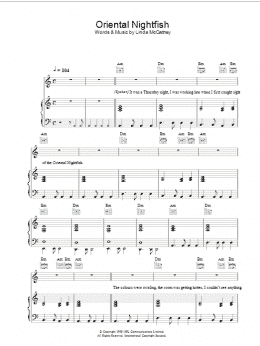 page one of Oriental Swordfish (Piano, Vocal & Guitar Chords)