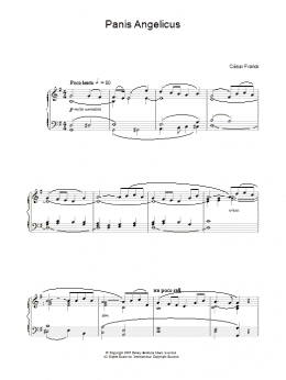 page one of Panis Angelicus (Piano & Vocal)