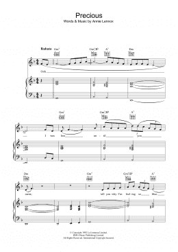 page one of Precious (Piano, Vocal & Guitar Chords)