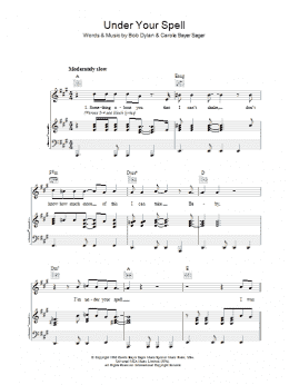 page one of Under Your Spell (Piano, Vocal & Guitar Chords)