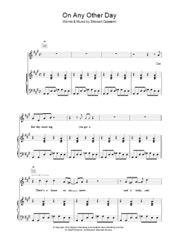 page one of On Any Other Day (Piano, Vocal & Guitar Chords)