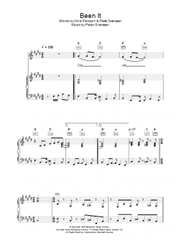 page one of Been It (Piano, Vocal & Guitar Chords)