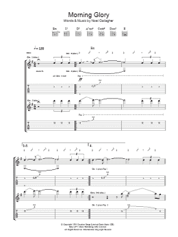 page one of Morning Glory (Guitar Tab)