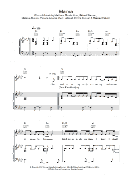 page one of Mama (Piano, Vocal & Guitar Chords (Right-Hand Melody))