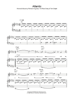 page one of Atlantic (Piano, Vocal & Guitar Chords)