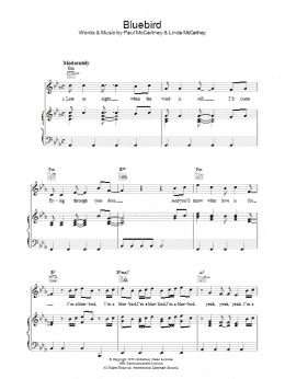 page one of Bluebird (Piano, Vocal & Guitar Chords)