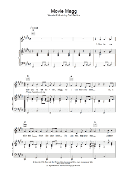 page one of Movie Magg (Piano, Vocal & Guitar Chords)