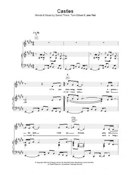 page one of Castles (Piano, Vocal & Guitar Chords)