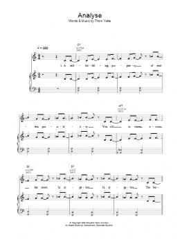 page one of Analyse (Piano, Vocal & Guitar Chords)