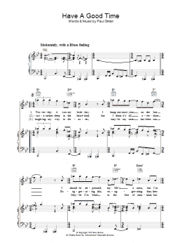 page one of Have A Good Time (Piano, Vocal & Guitar Chords)