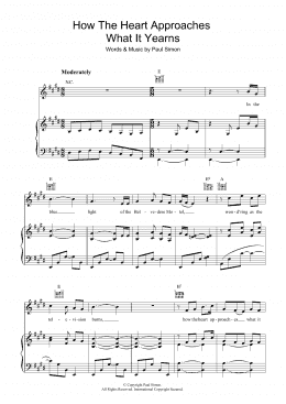 page one of How The Heart Approaches What It Yearns (Piano, Vocal & Guitar Chords)