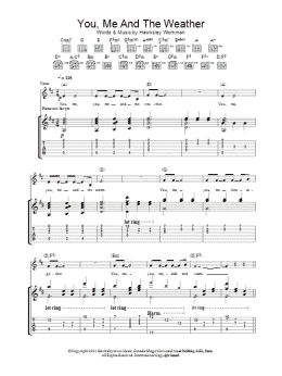 page one of You Me And The Weather (Guitar Tab)