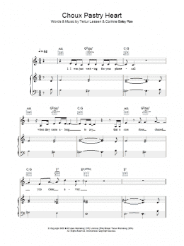 page one of Choux Pastry Heart (Piano, Vocal & Guitar Chords)