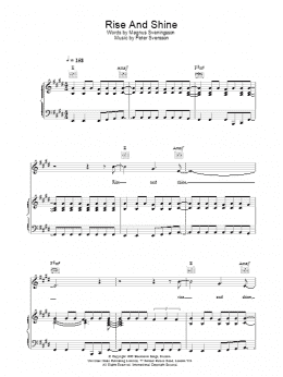 page one of Rise And Shine (Piano, Vocal & Guitar Chords)