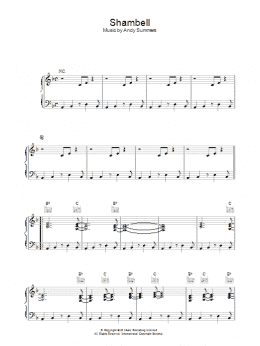page one of Shambell (Piano, Vocal & Guitar Chords)