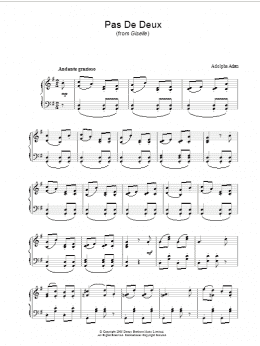 page one of Pas De Deux (Piano Solo)