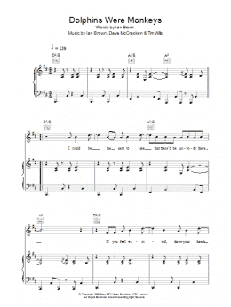 page one of Dolphins Were Monkeys (Piano, Vocal & Guitar Chords)