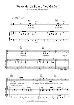 page one of Wake Me Up Before You Go Go (Piano, Vocal & Guitar Chords)