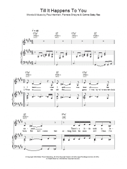 page one of Till It Happens To You (Piano, Vocal & Guitar Chords)