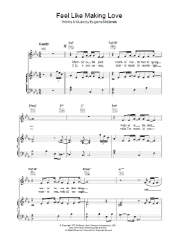 page one of Feel Like Making Love (Piano, Vocal & Guitar Chords)
