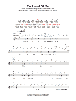 page one of So Ahead Of Me (Guitar Tab)