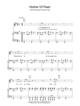 page one of Mother Of Pearl (Piano, Vocal & Guitar Chords)
