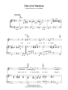 page one of Otis And Marlena (Piano, Vocal & Guitar Chords)