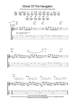 page one of Ghost Of The Navigator (Guitar Tab)