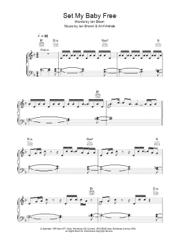 page one of Set My Baby Free (Piano, Vocal & Guitar Chords)