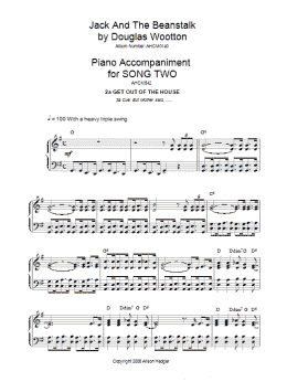 page one of Song 2 (from Jack And The Beanstalk) (Piano Solo)