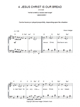 page one of Jesus Christ Is Our Bread (Piano, Vocal & Guitar Chords)