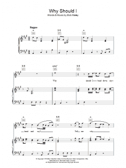 page one of Why Should I (Piano, Vocal & Guitar Chords)