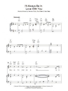 page one of I'll Always Be In Love With You (Piano, Vocal & Guitar Chords)