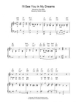 page one of I'll See You In My Dreams (Piano, Vocal & Guitar Chords)