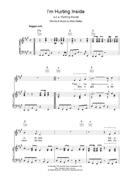 page one of I'm Hurting Inside (Piano, Vocal & Guitar Chords)