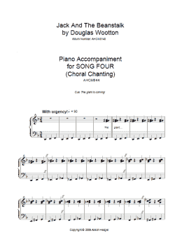 page one of Song 4 (from Jack And The Beanstalk) (Piano Solo)