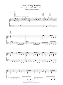 page one of Son Of My Father (Piano, Vocal & Guitar Chords)