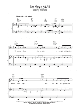 page one of No Moon At All (Piano, Vocal & Guitar Chords)